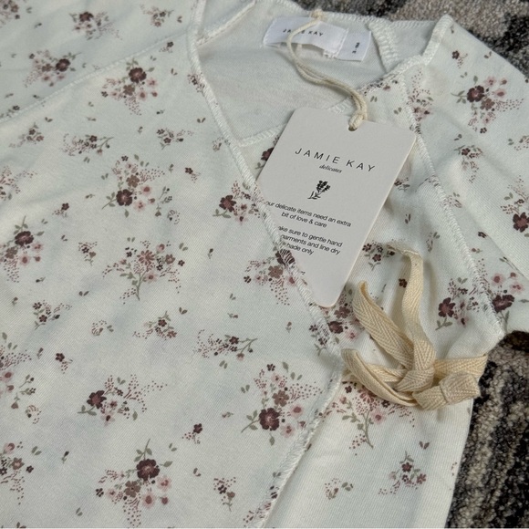 Jamie Kay Baby Girl Sweet William Floral Kimono Set - Picture 4 of 6